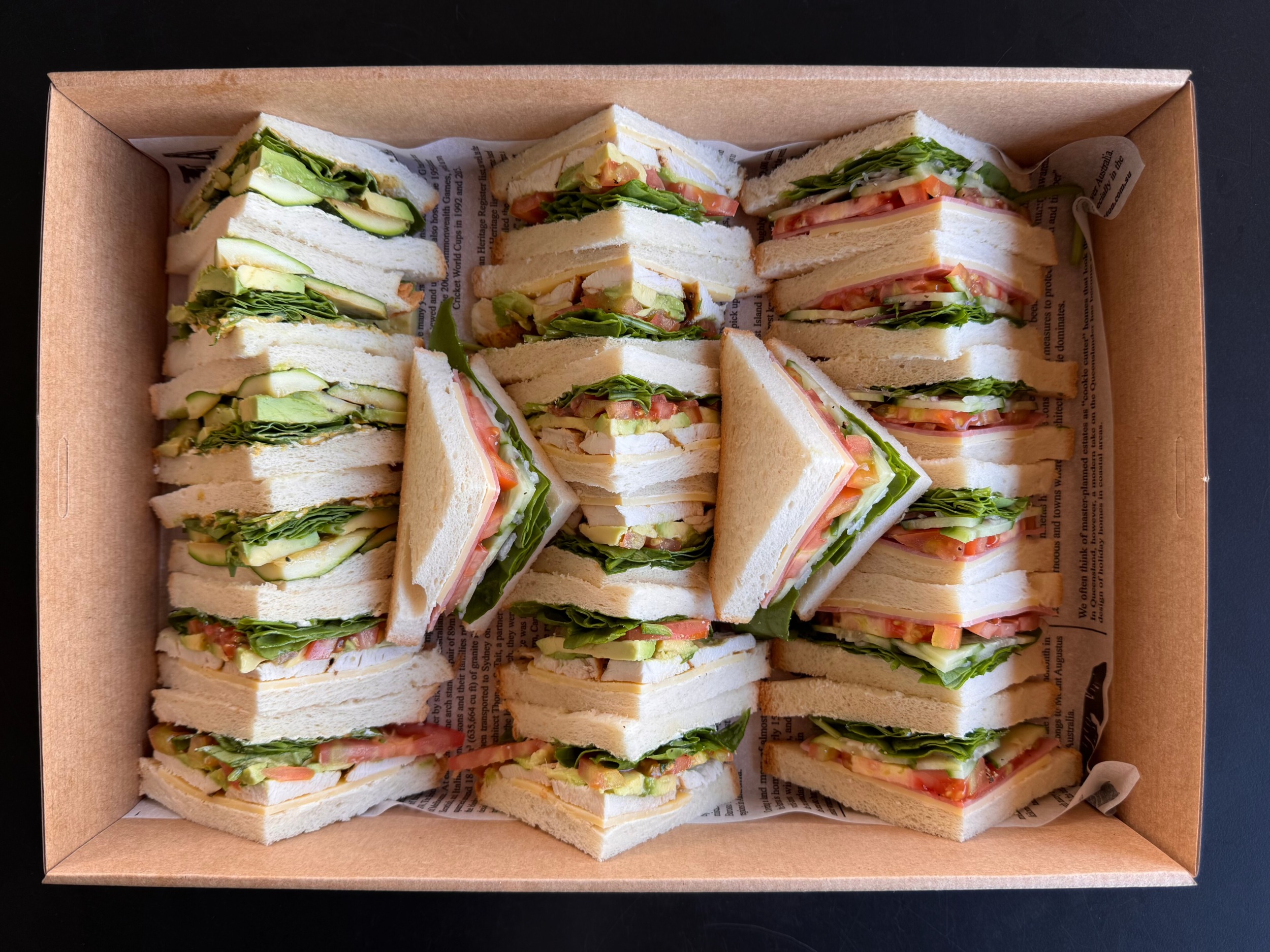 Ruby Sandwitch Mixed Sandwich Box - Ruby Collective - Ruby Collective Snap Frozen ...