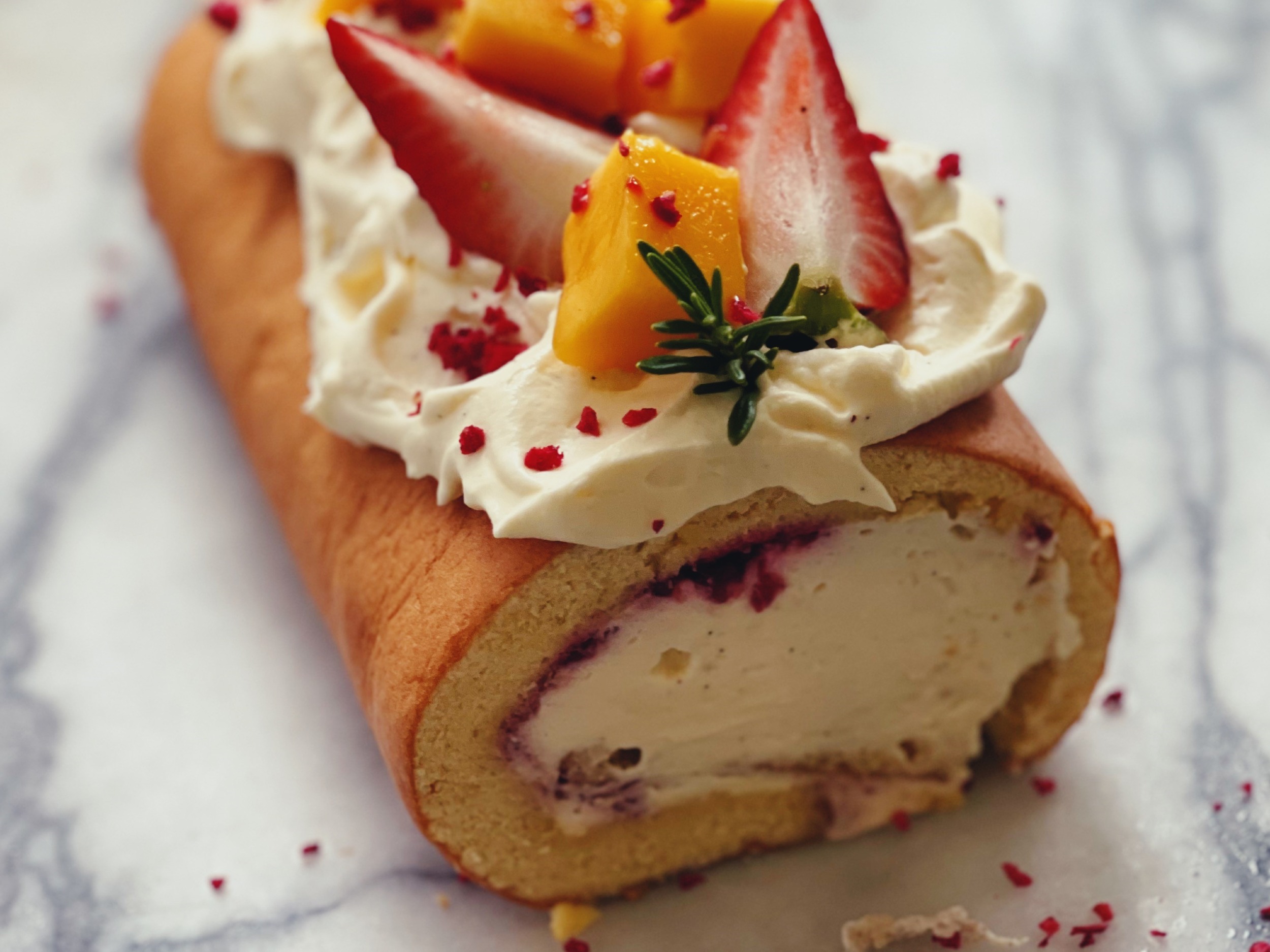 Lemon Curd and Raspberry Swiss Roll - Bread Local - Bread Local ...