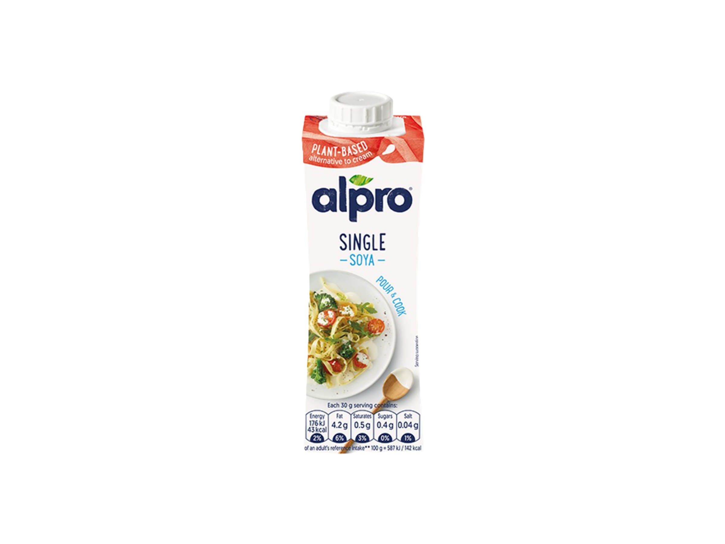 Alpro Single Soy Cream (250ml) - Just Add Vegan - Just Add Vegan Ready ...