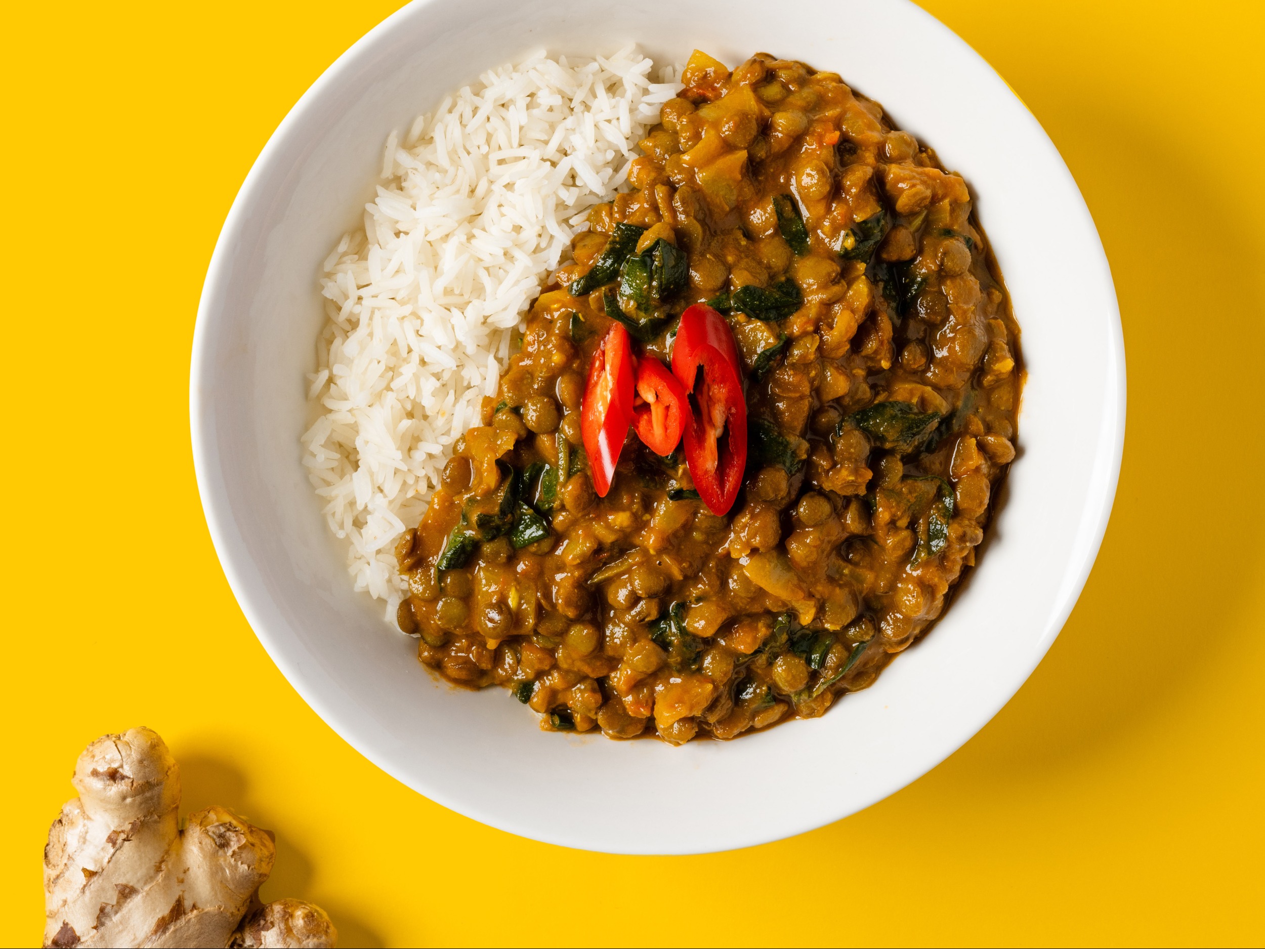 Dhal With Rice Lentil & Spinach Dahl with Rice INDIVIDUAL - Local Kitchen Co - Local ...