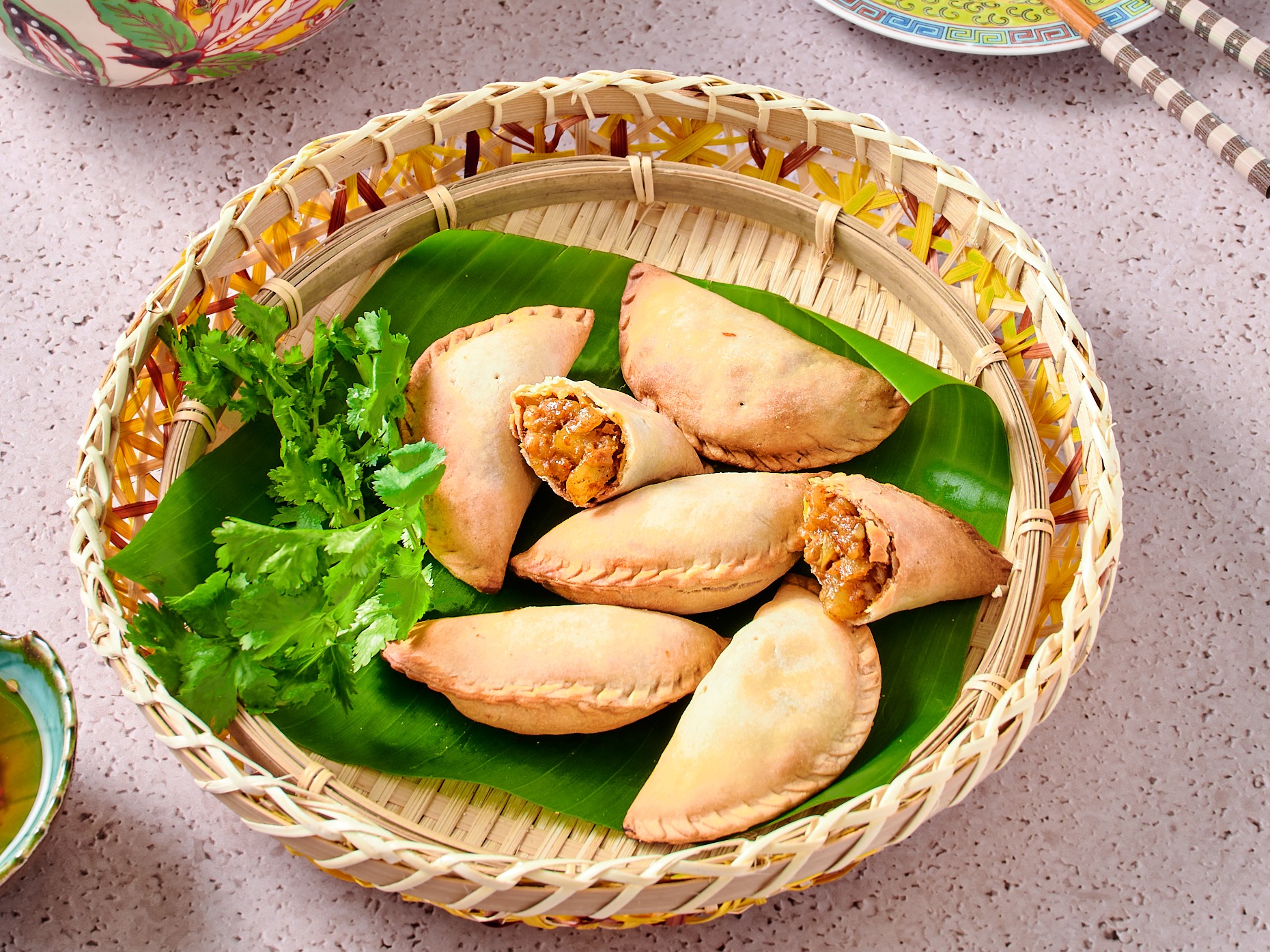 Potato Curry Puff | 土豆咖喱角- Pam Pam - Pam Pam - Asian Inspired Plant-based  Cuisine | Cookaborough, image size:1860x1395